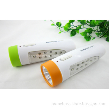LED Rechargeable Torch / Plastic Flashlight with Side Light for Christmas Gift (JBS-S016 Jll)